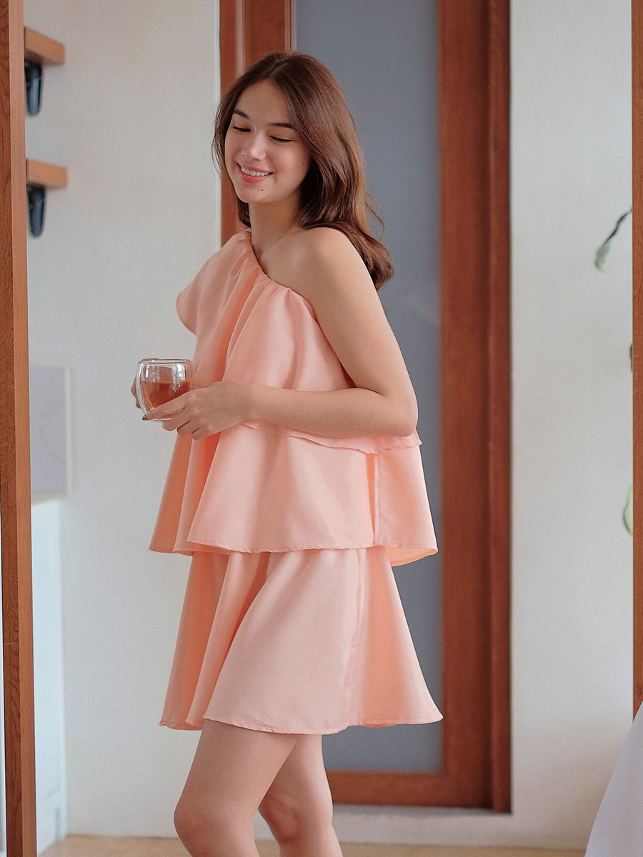 Sandy Mini dress - Peach Fuzz – Sunnyside Clothing Ph
