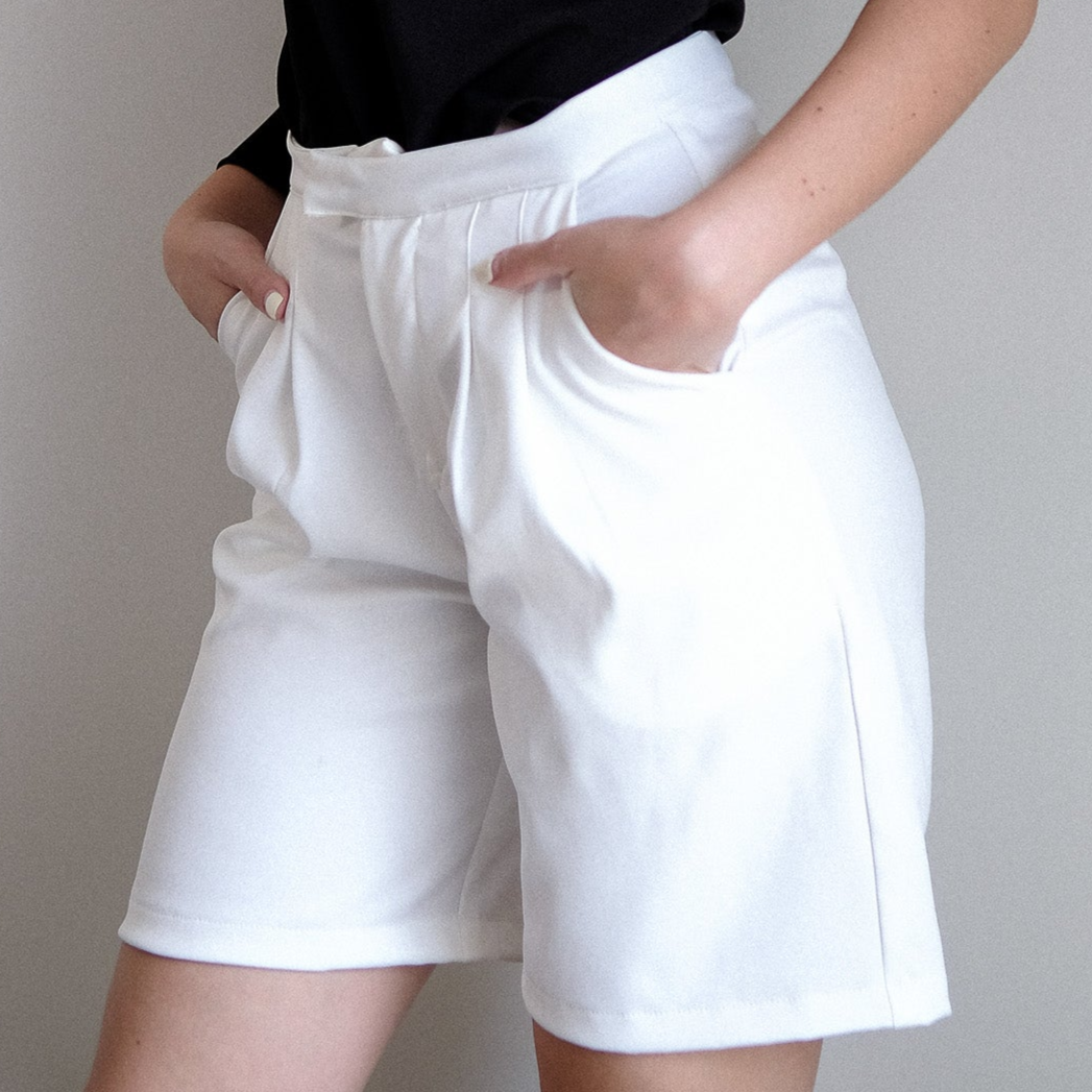 Bonnie Bermuda Shorts - white