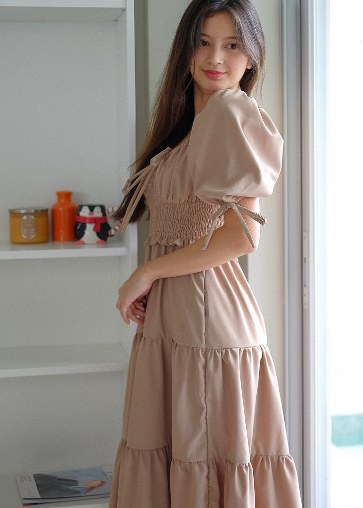 Noreen Maxi dress - Tan