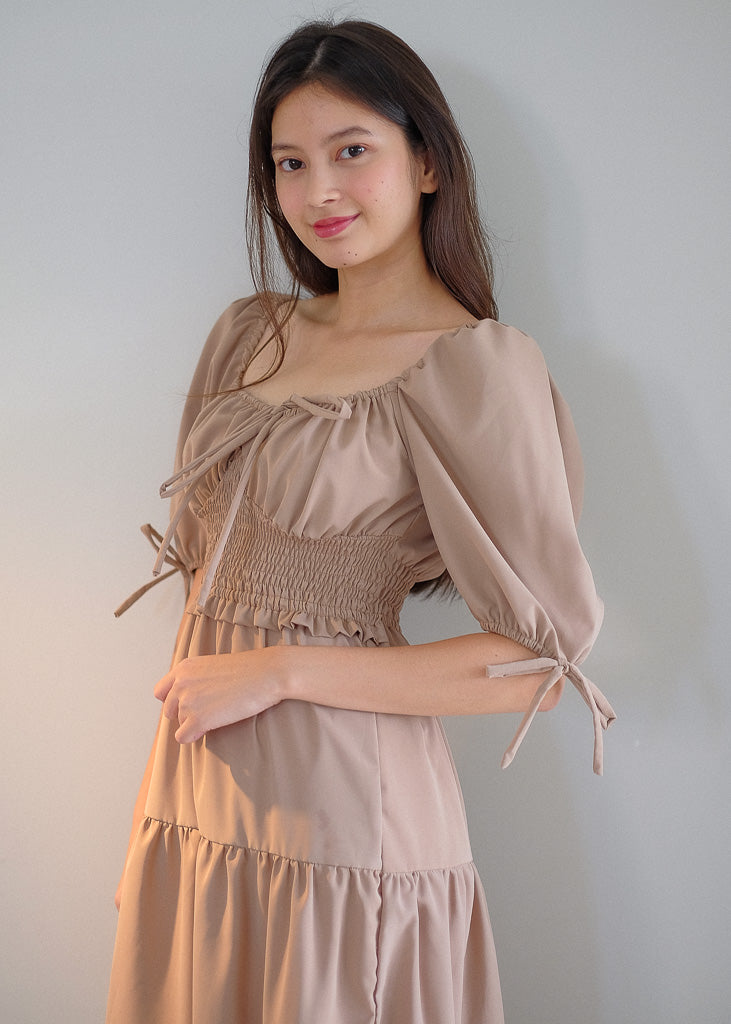 Noreen Maxi dress - Tan