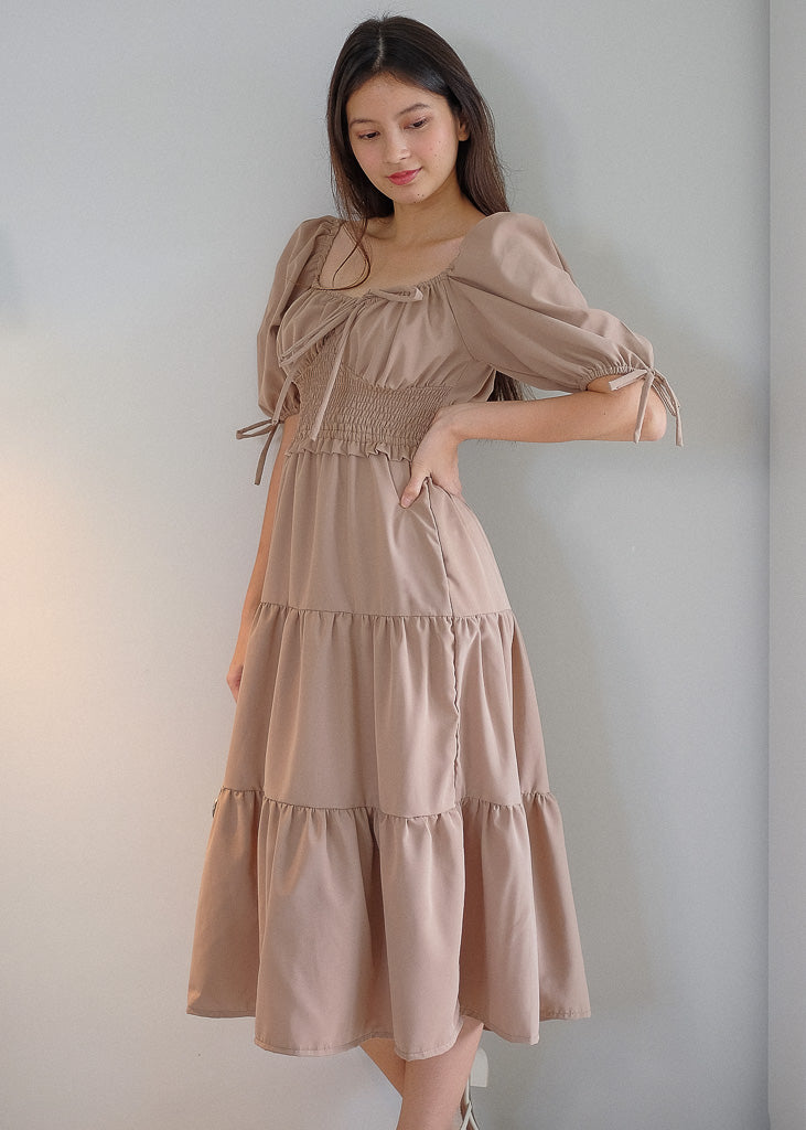 Noreen Maxi dress - Tan