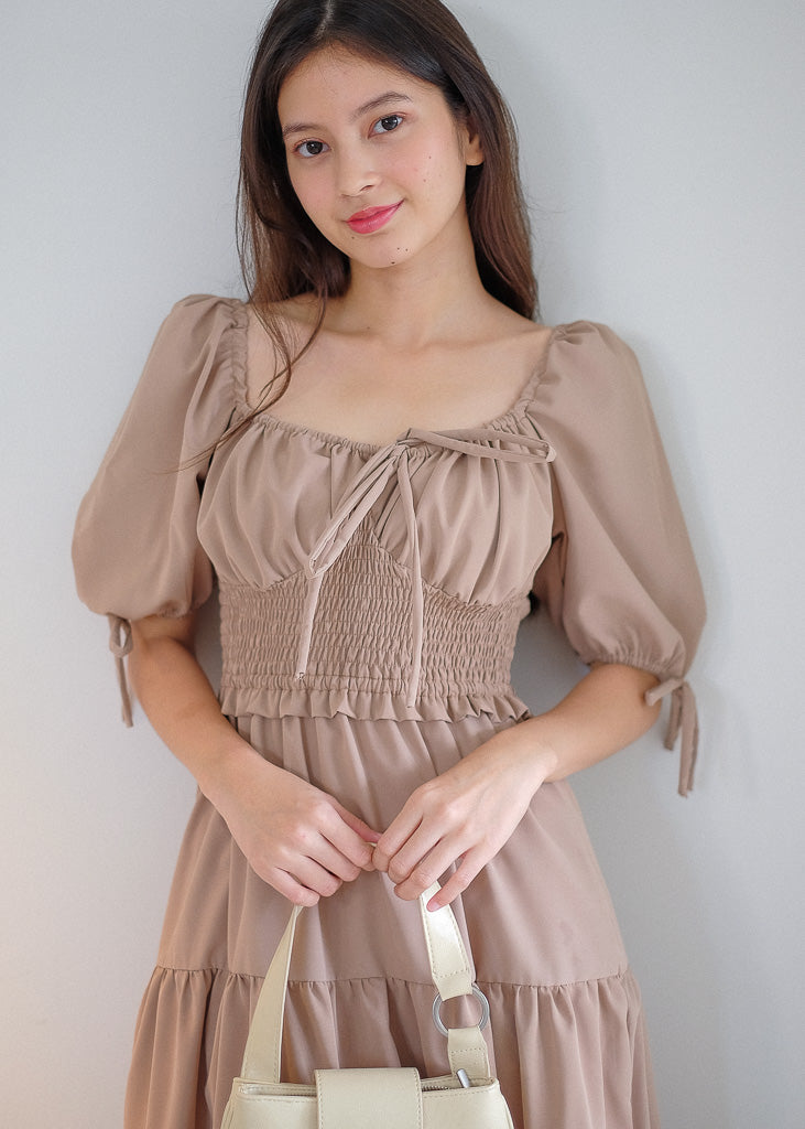 Noreen Maxi dress - Tan