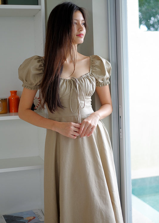 Camilla midi dress - Khaki