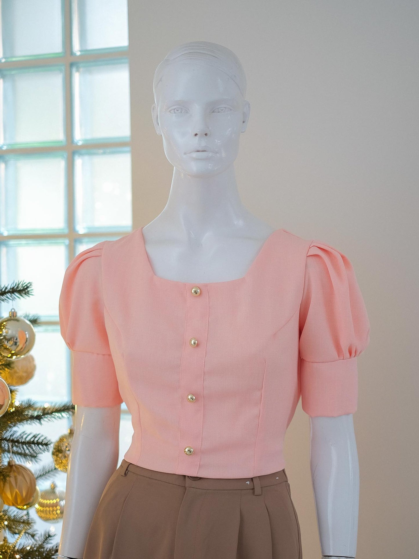 The Madeline top - peach