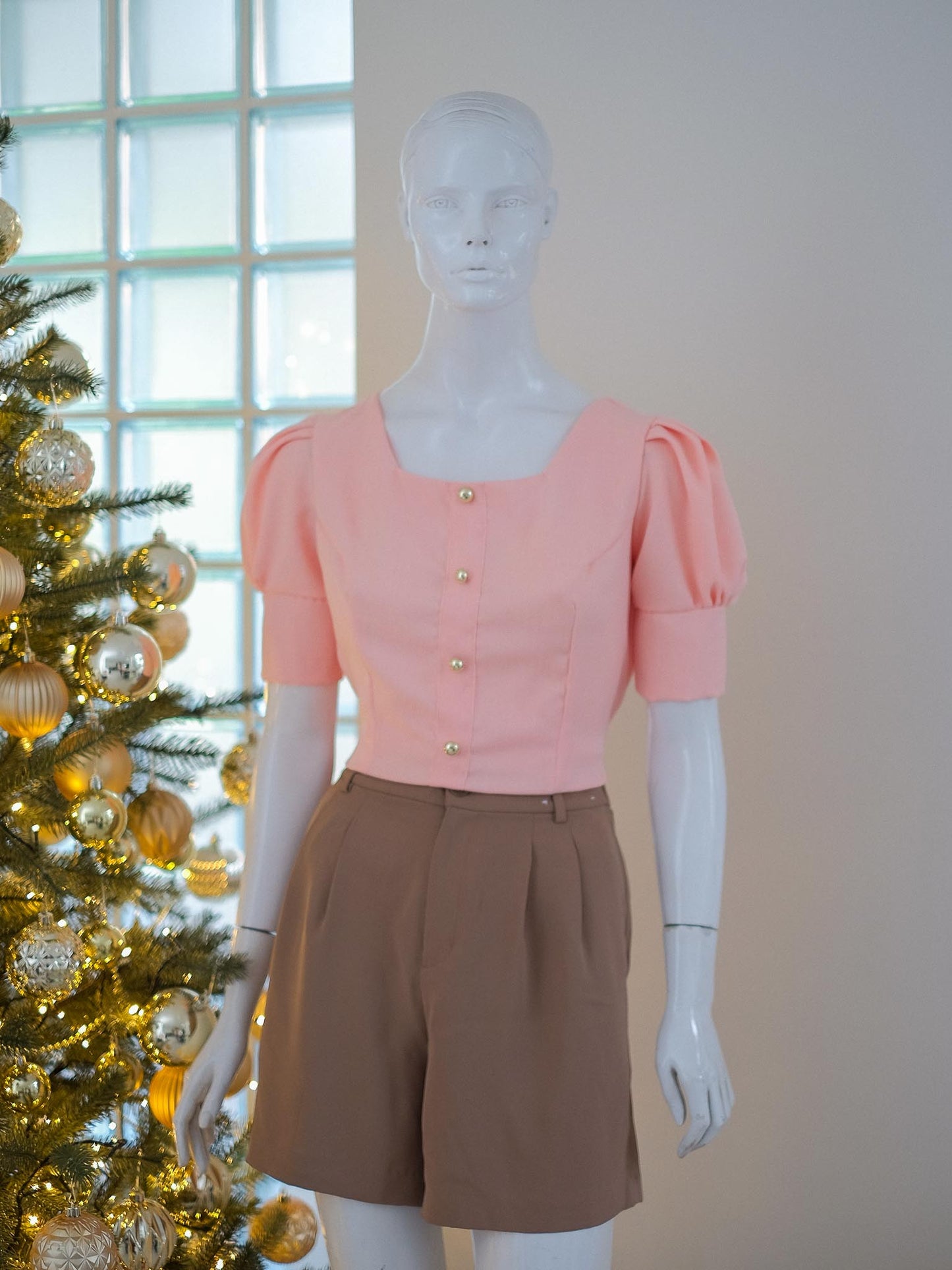 The Madeline top - peach