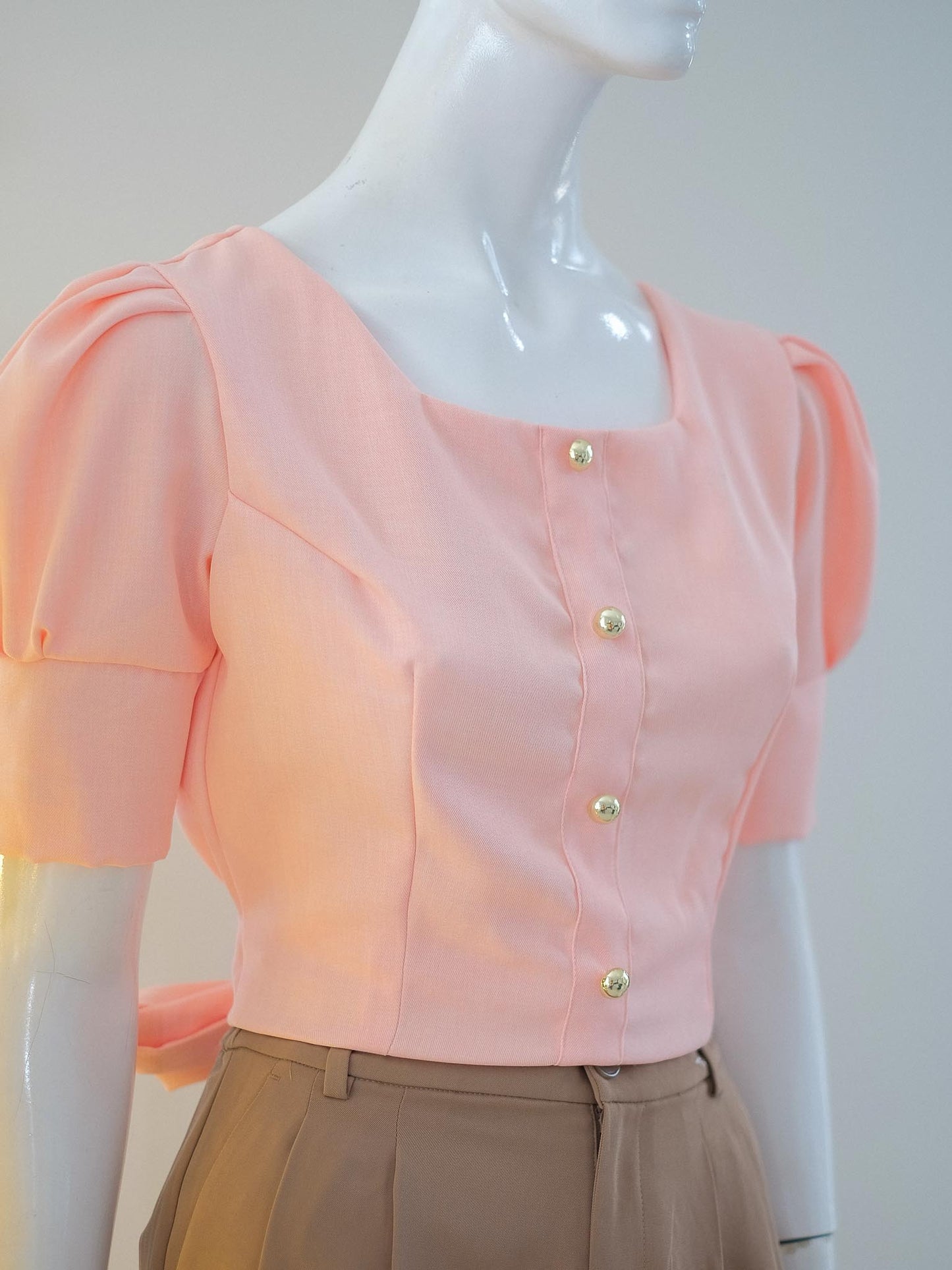 The Madeline top - peach