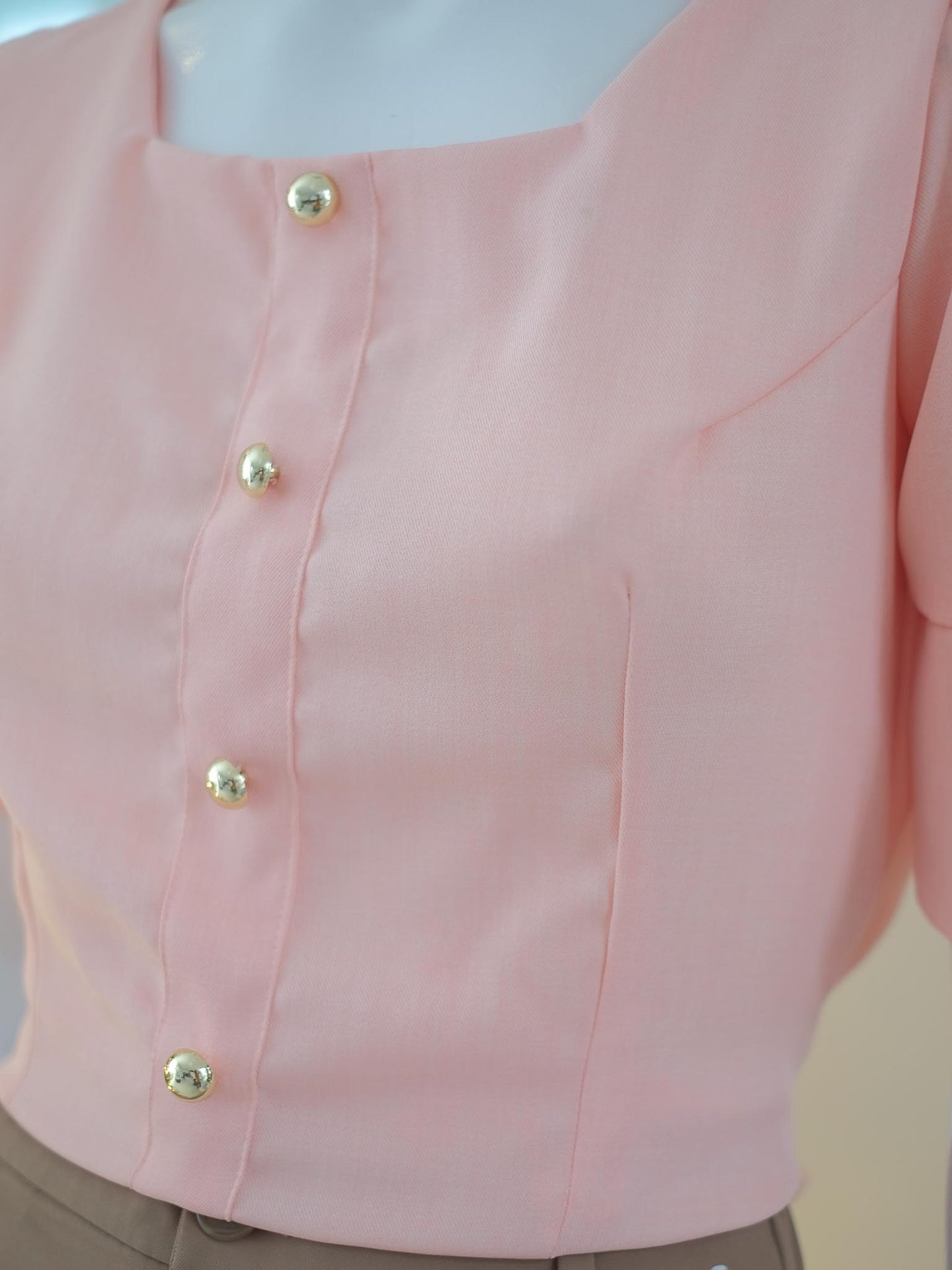 The Madeline top - peach