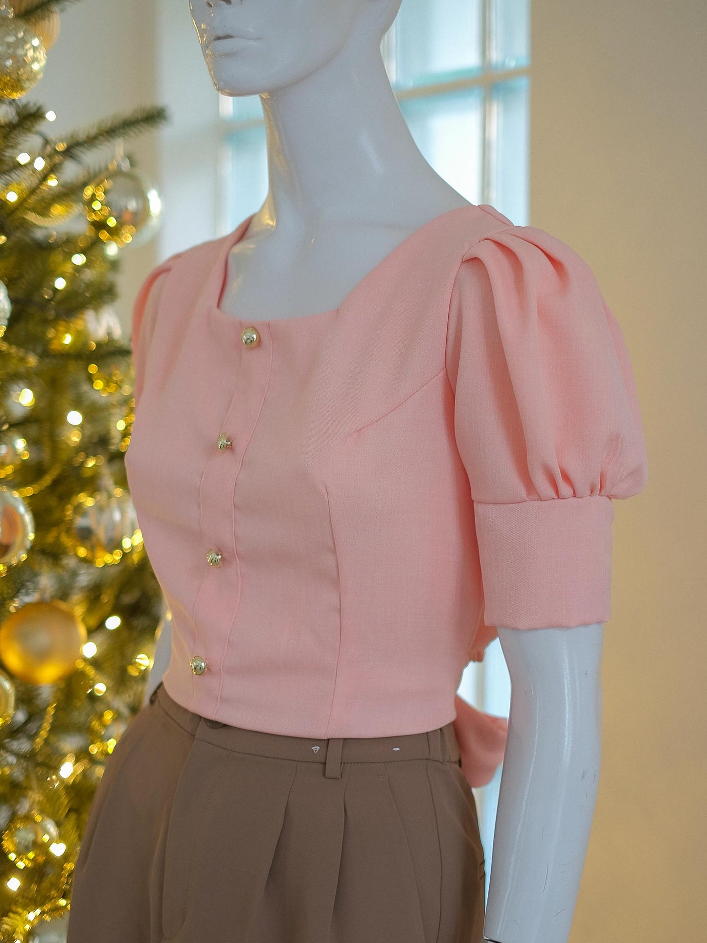 The Madeline top - peach