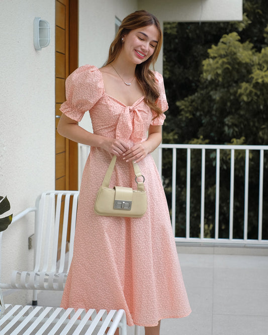 Sam midi dress - dusty peach